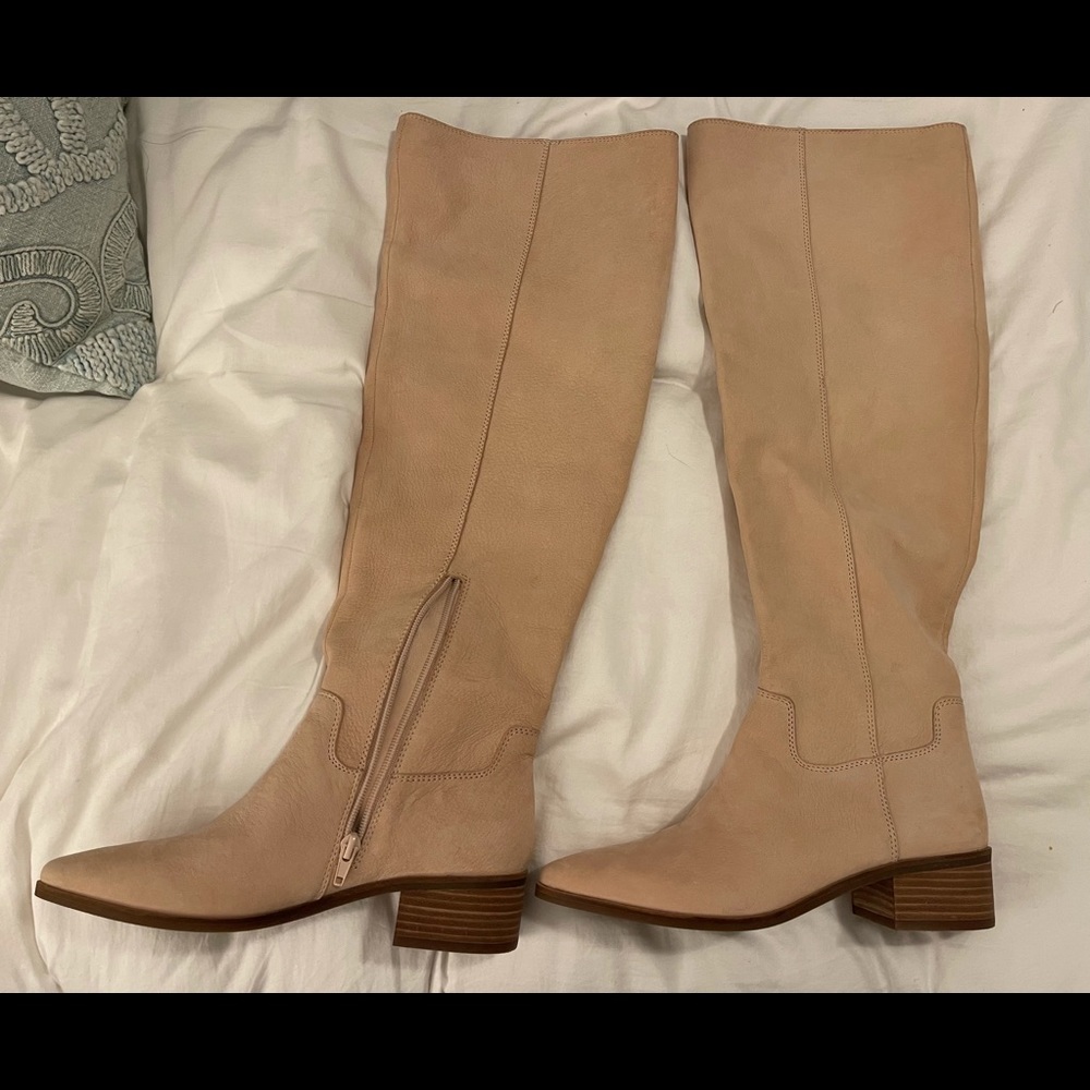 Lucky Brand Kitrie Leather Tall Over-The-Knee Boot